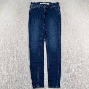 Barbell Apparel Jeans Womens 26 Slim Fit Skinny Dark Wash‎ Stretch Denim Blue